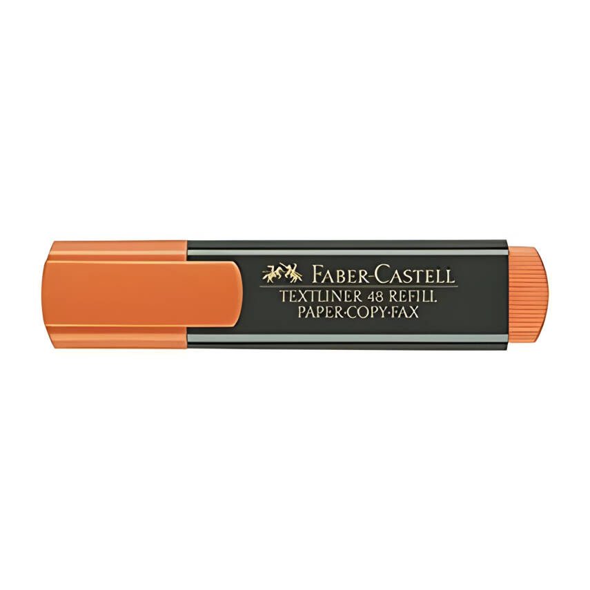 Faber Castell Fosforlu Kalem, Doldurulabilir, Turuncu - 2