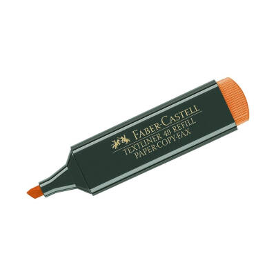 Faber Castell Fosforlu Kalem, Doldurulabilir, Turuncu - 3