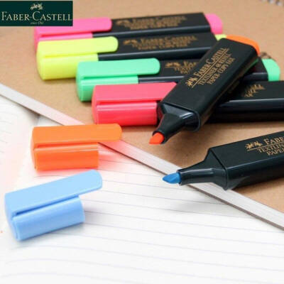 Faber Castell Fosforlu Kalem, Doldurulabilir, Turuncu - 4