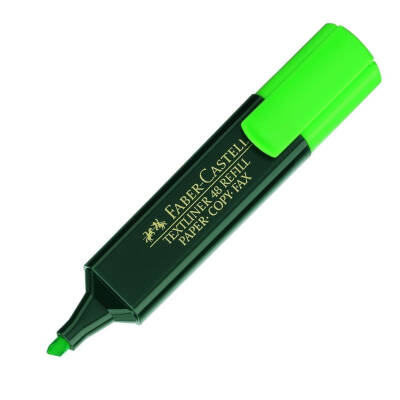 Faber Castell Fosforlu Kalem, Doldurulabilir, Yeşil - 3