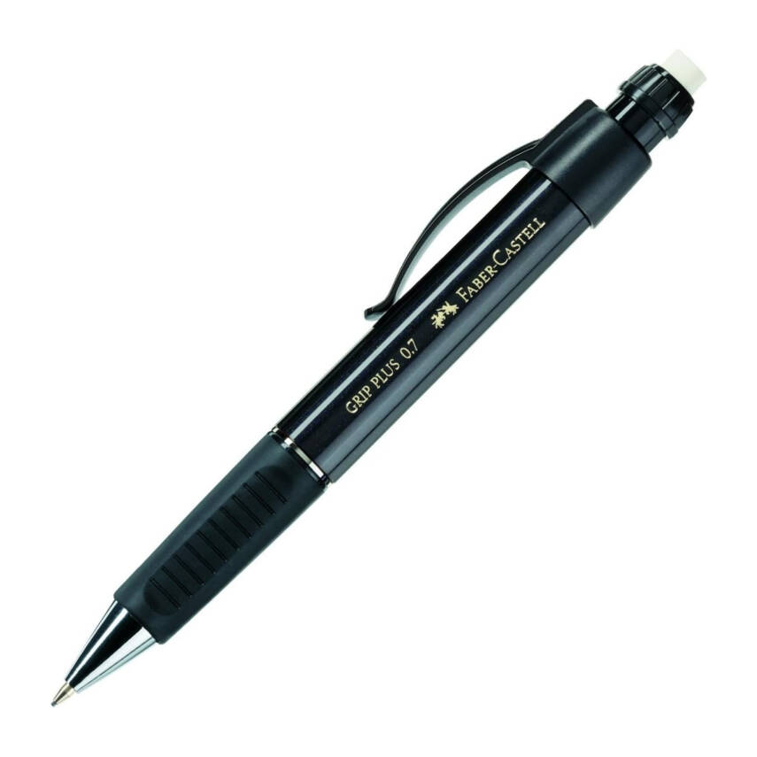 Faber Castell Grip Plus Versatil Kalem, 0.7 mm, Metal Uç, Siyah - 1