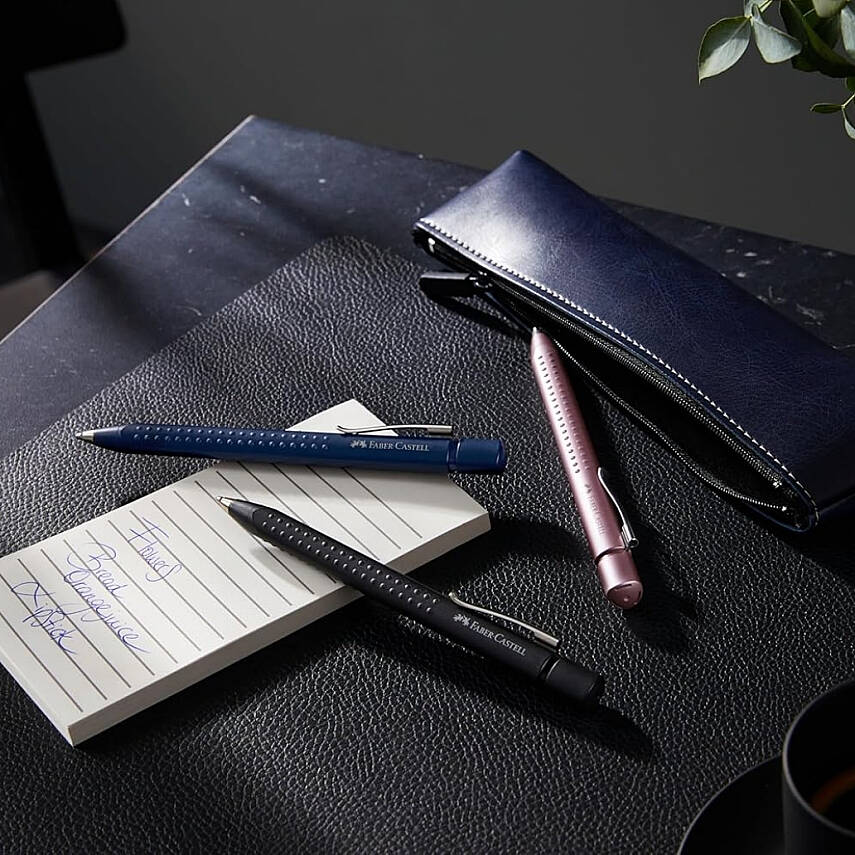 Faber Castell Grip Versatil Kalem, 0.7 mm Uç, Lacivert - 4