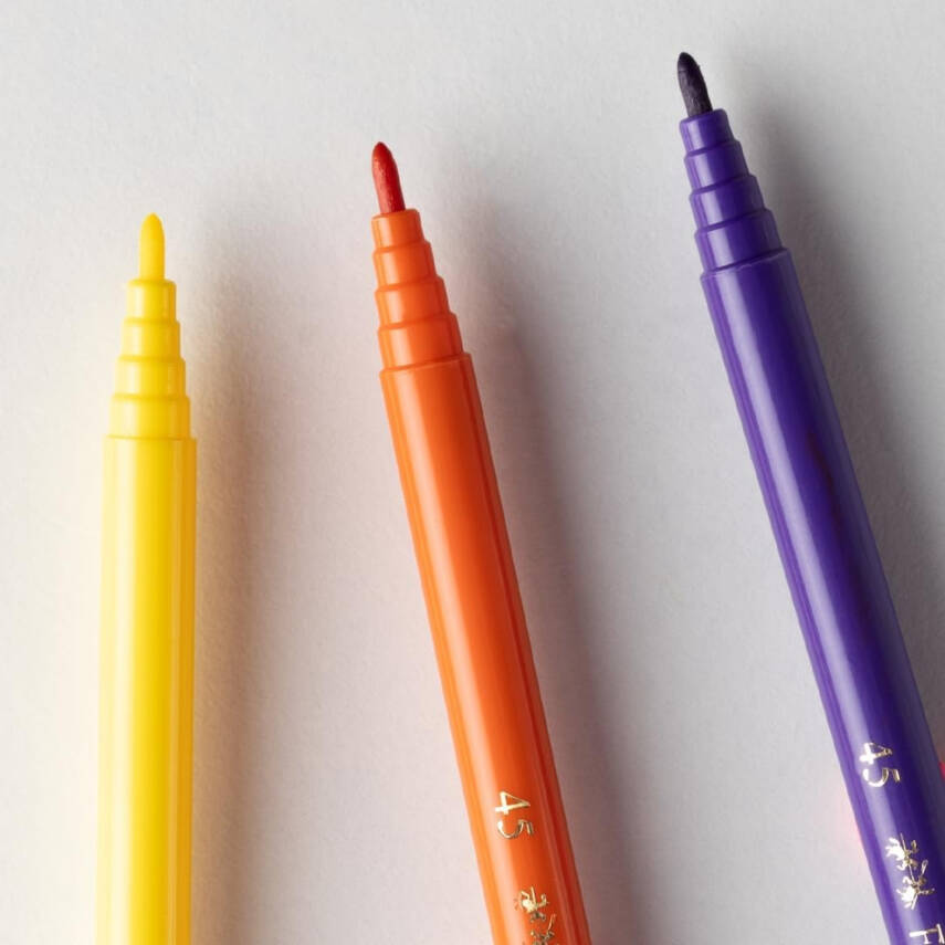 Faber Castell Keçeli Kalem, 20 Renk, Su Bazlı, Canlı Renkler - 6