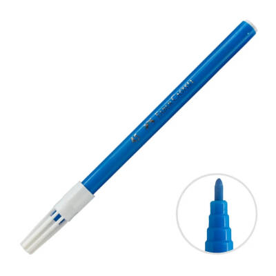 Faber Castell Keçeli Kalem, 6 Renk, Su Bazlı, Canlı Renkler - 3