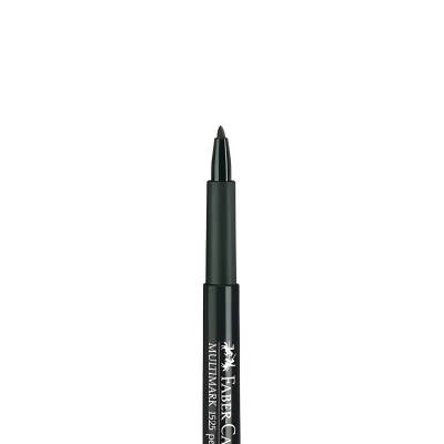 Faber Castell Permanent Kalem, M Boy, Solmayan Mürekkep, Siyah - 3