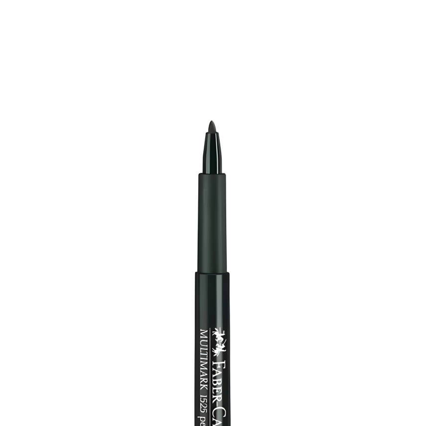Faber Castell Permanent Kalem, M Boy, Solmayan Mürekkep, Siyah - 3