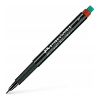 Faber Castell Permanent Kalem, S Boy, Solmayan Mürekkep, Kırmızı - 2
