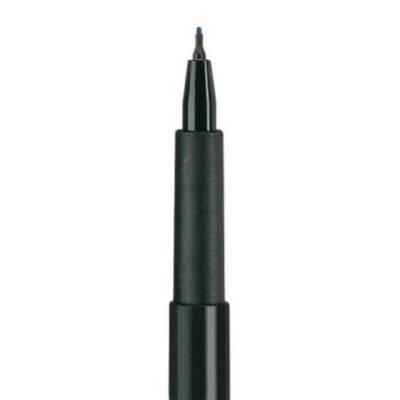 Faber Castell Permanent Kalem, S Boy, Solmayan Mürekkep, Mavi - 3