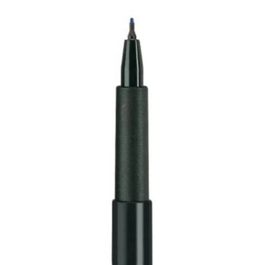 Faber Castell Permanent Kalem, S Boy, Solmayan Mürekkep, Mavi - 3