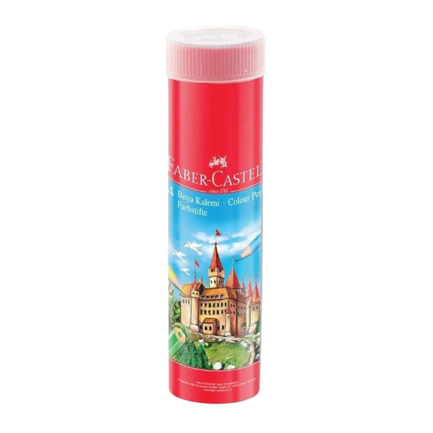 Faber Castell Red Line Kuru Boya Kalemi, 24 Renk, Metal Tüplü - 1
