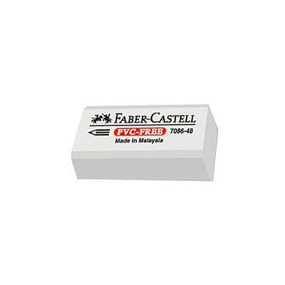 Faber Castell Silgi, 48 Küçük Boy, İz Bırakmaz, Beyaz - 3