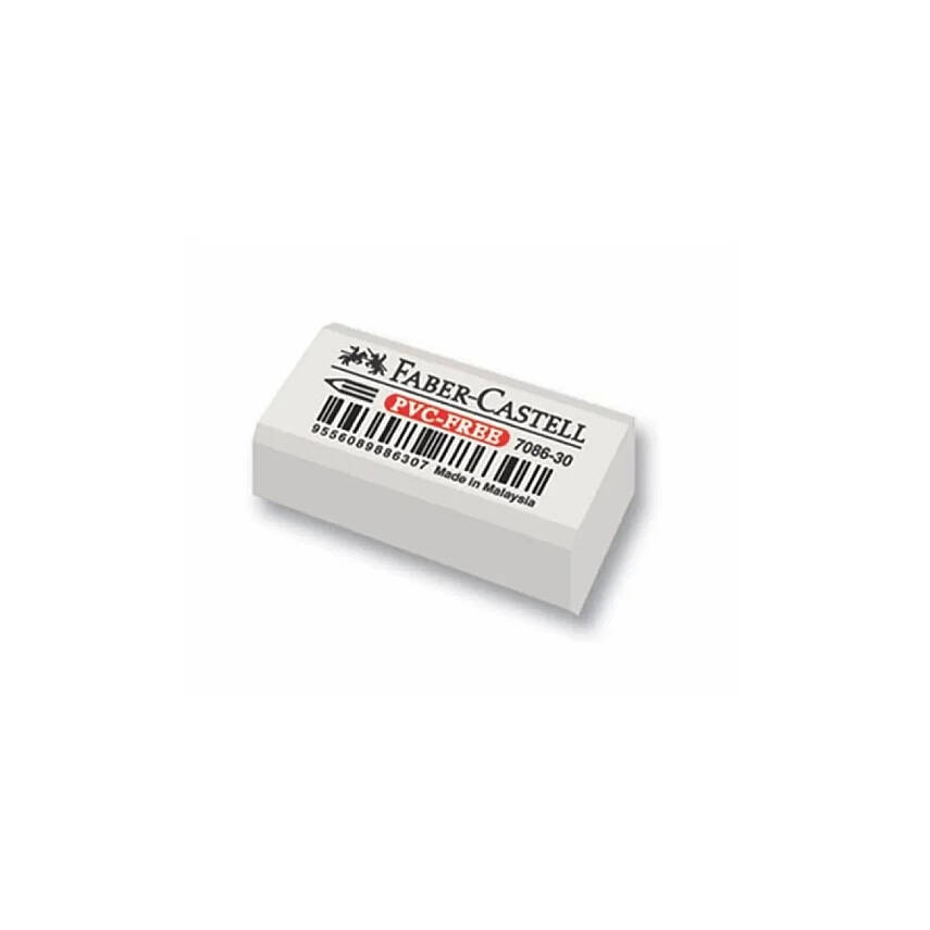 Faber Castell Silgi, 30 Büyük Boy, İz Bırakmaz, Beyaz - 3