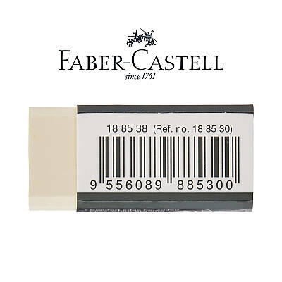 Faber Castell Silgi, İz Bırakmaz, Tek Parça, Beyaz - 3