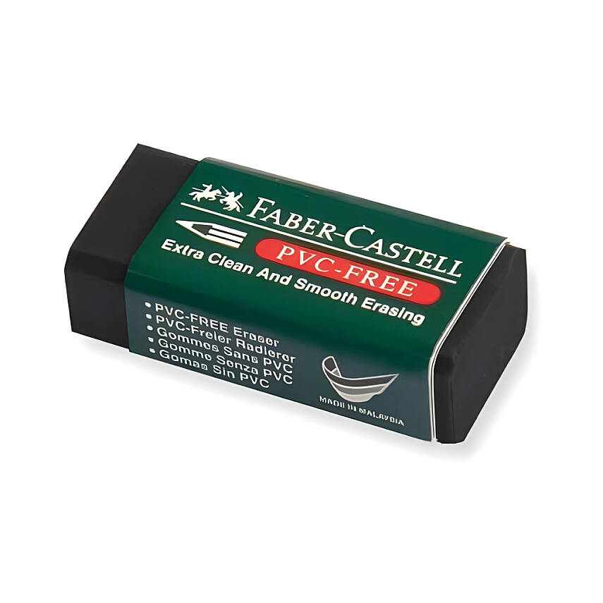 Faber Castell Silgi, İz Bırakmaz, Tek Parça, Siyah - 2