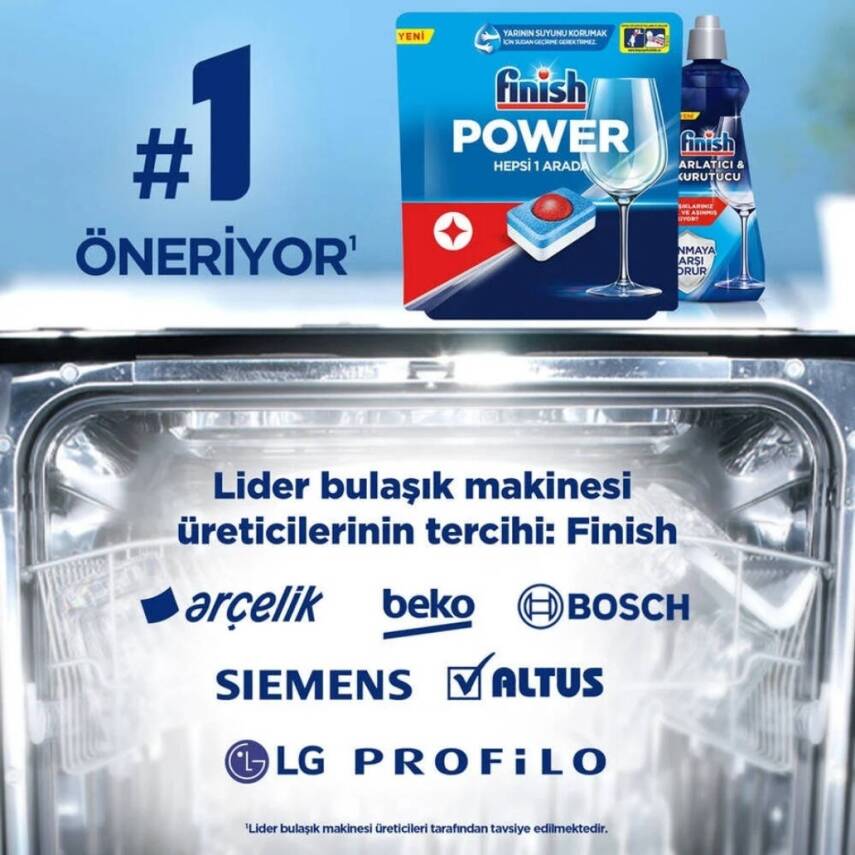 Finish Bulaşık Makinesi Deterjanı Tablet, Hepsi Bir Arada, 100'lü - 5