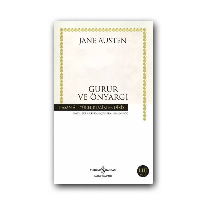 Gurur ve Önyargı, Jane Austen, Klasik İngiliz Romanı, Karton Kapak - 1