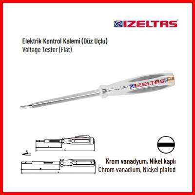İzeltaş Kontrol Kalemi, 190 mm, Elektrik Akımı Testi, Güvenli, Hassas - 4