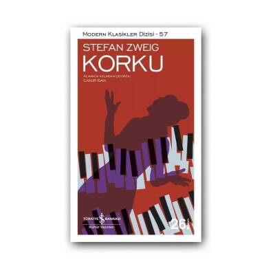 Korku, Stefan Zweig, Psikolojik Gerilim, Modern Klasikler Dizisi - Türkiye İş Bankası Kültür Yayınları