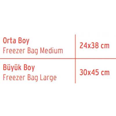 Koroplast Büyük Boy Buzdolabı Poşeti 30 x 45 cm, 20'li, 4 Al 3 Öde - 2