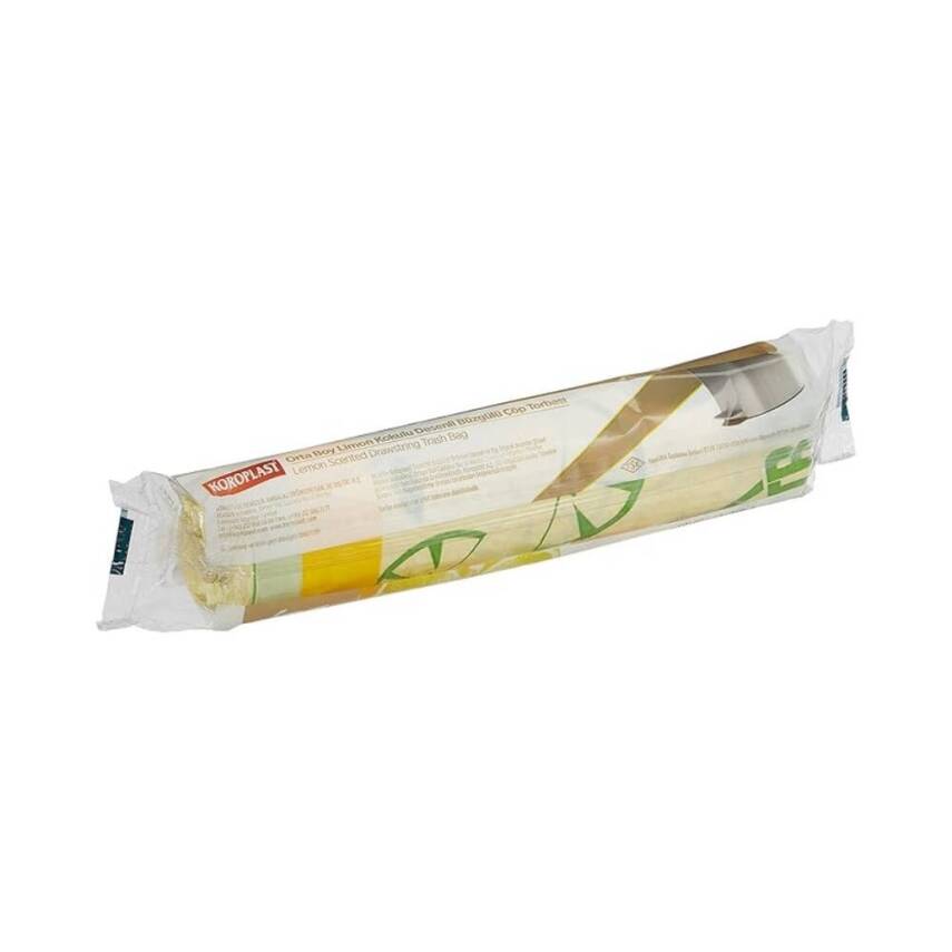Koroplast Güçlü Büzgülü Çöp Torbası, Orta Boy, Limon Kokulu - 2