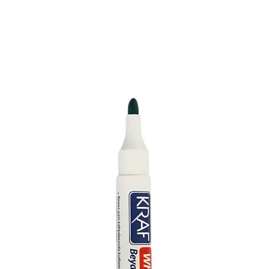 Kraf 770 Beyaz Tahta Kalemi, Doldurulabilir, Uzun Ömürlü, Yeşil - 3