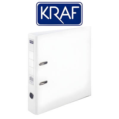 Kraf Büro Klasörü, Dar, A4 Boyut, 2 Halkalı, Beyaz - 2