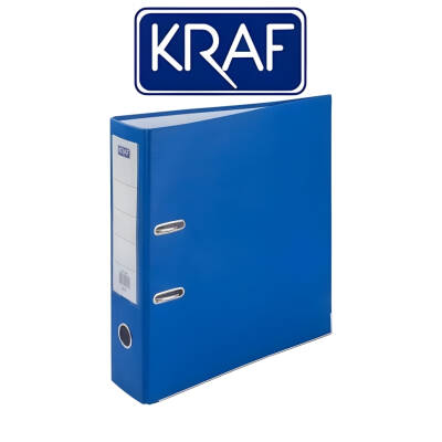 Kraf Büro Klasörü, Geniş, A4 Boyut, 2 Halkalı, Mavi - 2