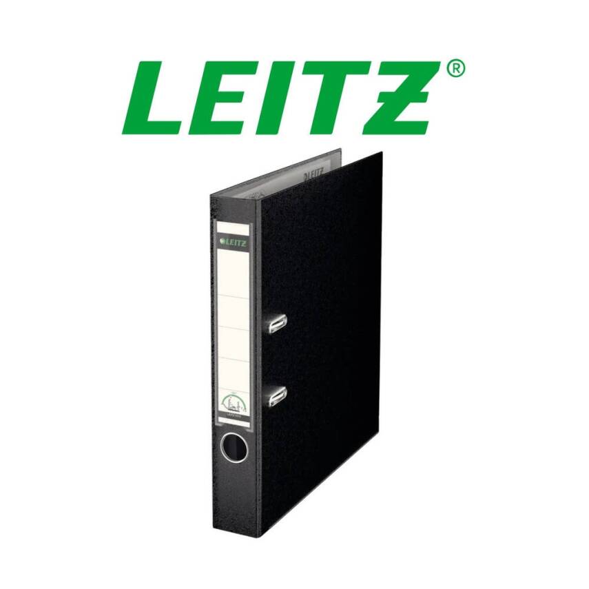 Leitz 180° Büro Klasörü, 10 Adet, Plastik, Dar, A4 Boyut, Siyah - 3
