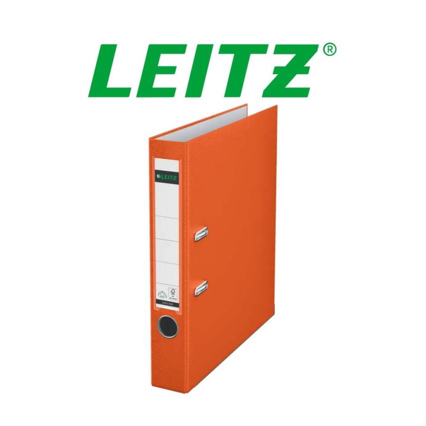 Leitz 180° Büro Klasörü, 10 Adet, Plastik, Dar, A4 Boyut, Turuncu - 3