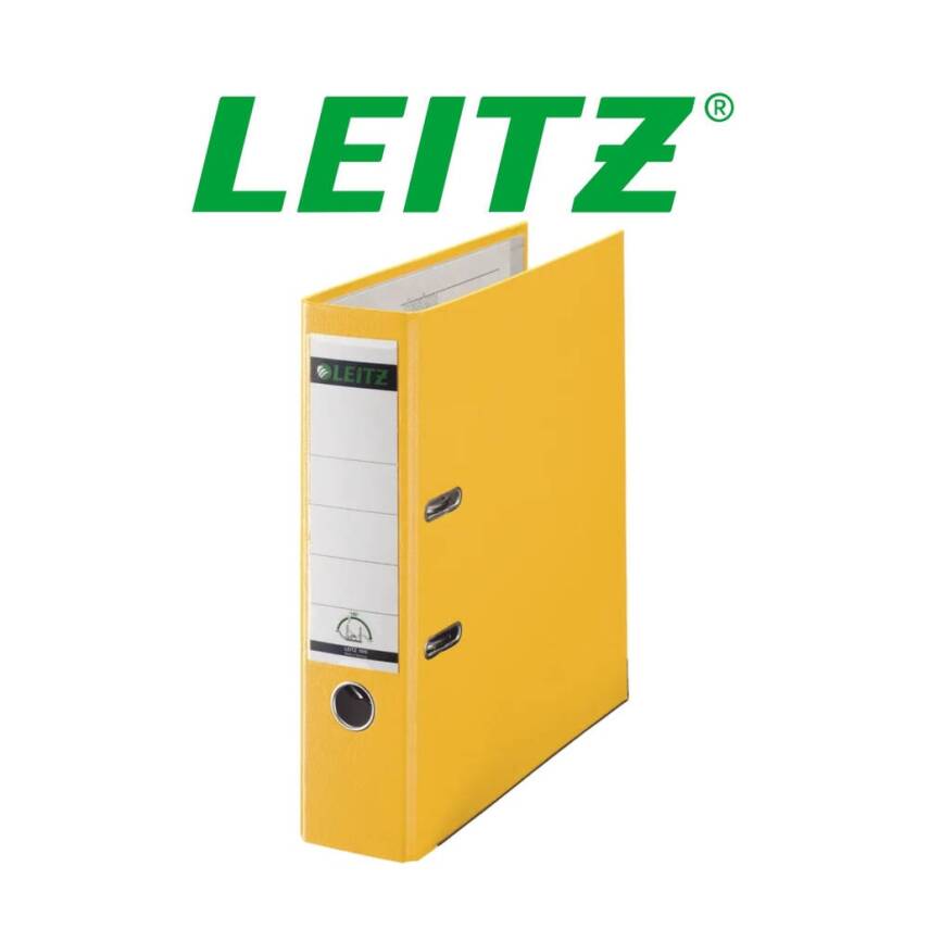 Leitz 180° Büro Klasörü, 10 Adet, Plastik, Geniş, A4 Boyut, Sarı - 3