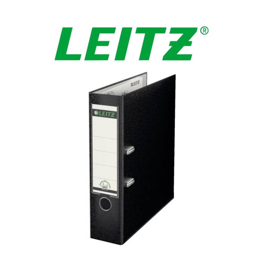 Leitz 180° Büro Klasörü, 10 Adet, Plastik, Geniş, A4 Boyut, Siyah - 3