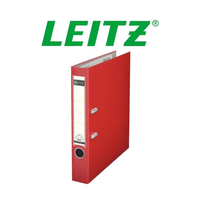Leitz 180° Büro Klasörü, Plastik, Dar, A4 Boyut, Kırmızı - 3