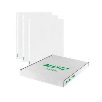 Leitz A5 Şeffaf Poşet Dosya, 10 Adet, 50'li Paket, 6 Delik, Dayanıklı - 9