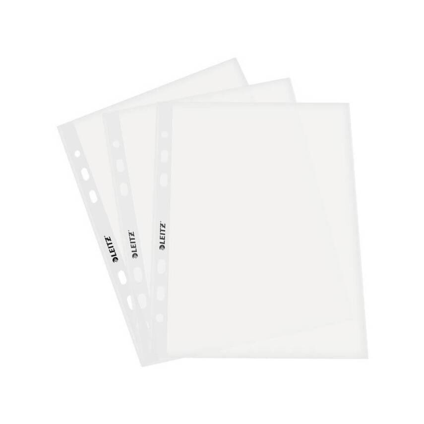 Leitz A5 Şeffaf Poşet Dosya, 50'li Paket, 6 Delikli, Dayanıklı - 4