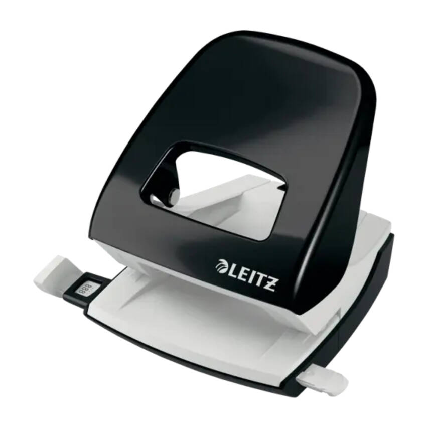 Leitz Delgeç, 30 Sayfa Kapasiteli, Ergonomik, Dayanıklı, Siyah - 1