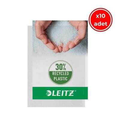 Leitz Poşet Dosya, 10 Adet, 100'lü Paket, A4 Boyut, Şeffaf - Leitz