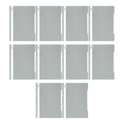 Leitz Telli Dosya, 10 Adet, 50'li Paket, A4, 2 Delikli, Gri - 2