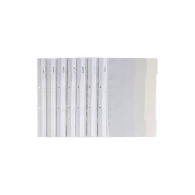 Leitz Telli Dosya, 10 Adet, 50'li Paket, A4, 2 Delikli, Gri - 4