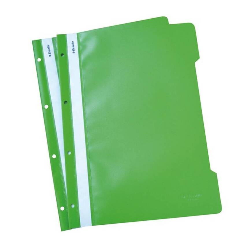 Leitz Telli Dosya, 10 Adet, 50'li Paket, A4, 2 Delikli, Yeşil - 3