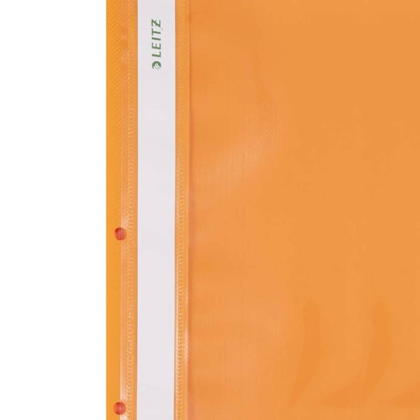 Leitz Telli Dosya, 50'li Paket, A4 Boyut, 2 Delikli Yapı, Turuncu - 3