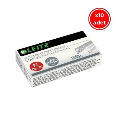 Leitz Zımba Teli No: 10, 1000 Adet, 10 Adet Kutu, Dayanıklı Kullanım - 1