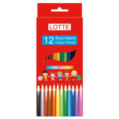Lotte Kuru Boya Kalemi Seti, Kırılmaya Karşı 3 mm Uçlu, 12 Renkli Set - Bigpoint