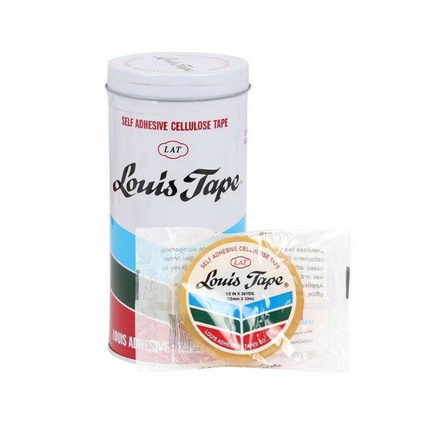 Louis Tape Selefon Bant 12 mm x 33 m, Şeffaf, Kauçuk Yapışkan - 2
