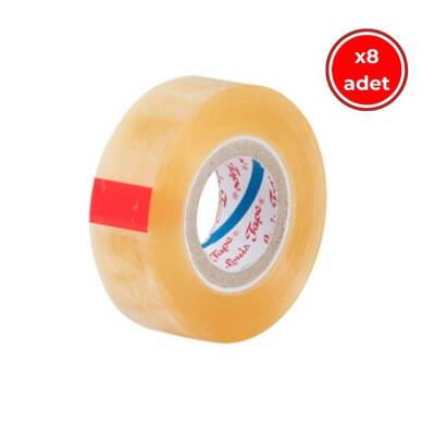 Louis Tape Selefon Bant, 8 Adet, 18 mm x 33 m, Şeffaf, Teneke Kutulu - Louis Tape