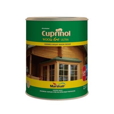 Marshall Cuprinol WoodArt Vernikli Ahşap Bakım, Solvent Bazlı, 2.5 L - Marshall