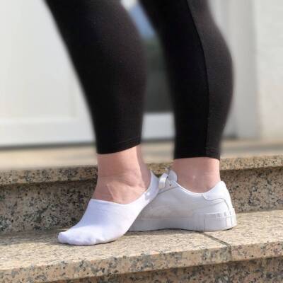 Meristanbul 2'li Unisex Babet Çorap, 35-38, %80 Pamuklu, Siyah- Beyaz - 5