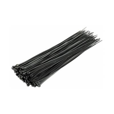 Meşem Kablo Bağı, 100'lü Paket Plastik Kelepçe, 3.6 mm, 150 mm, Siyah - 2