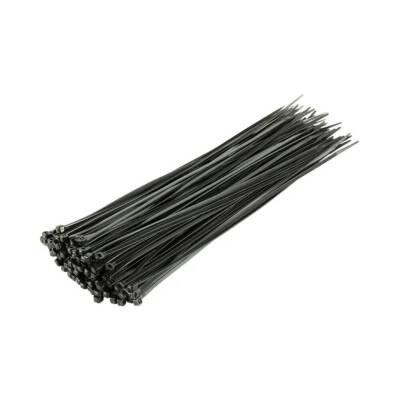 Meşem Kablo Bağı, 100'lü Paket Plastik Kelepçe, 3.6 mm, 200 mm, Siyah - 2