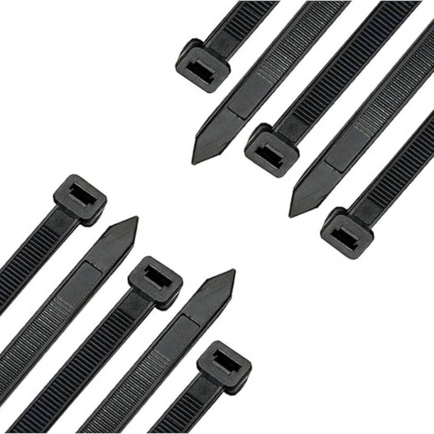 Meşem Kablo Bağı, 100'lü Paket Plastik Kelepçe, 3.6 mm, 200 mm, Siyah - 5