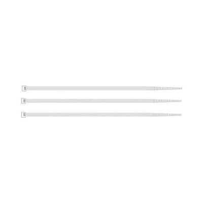 Meşem Kablo Bağı, 100'lü Paket Plastik Kelepçe, 3.6 mm, 370 mm, Beyaz - 2